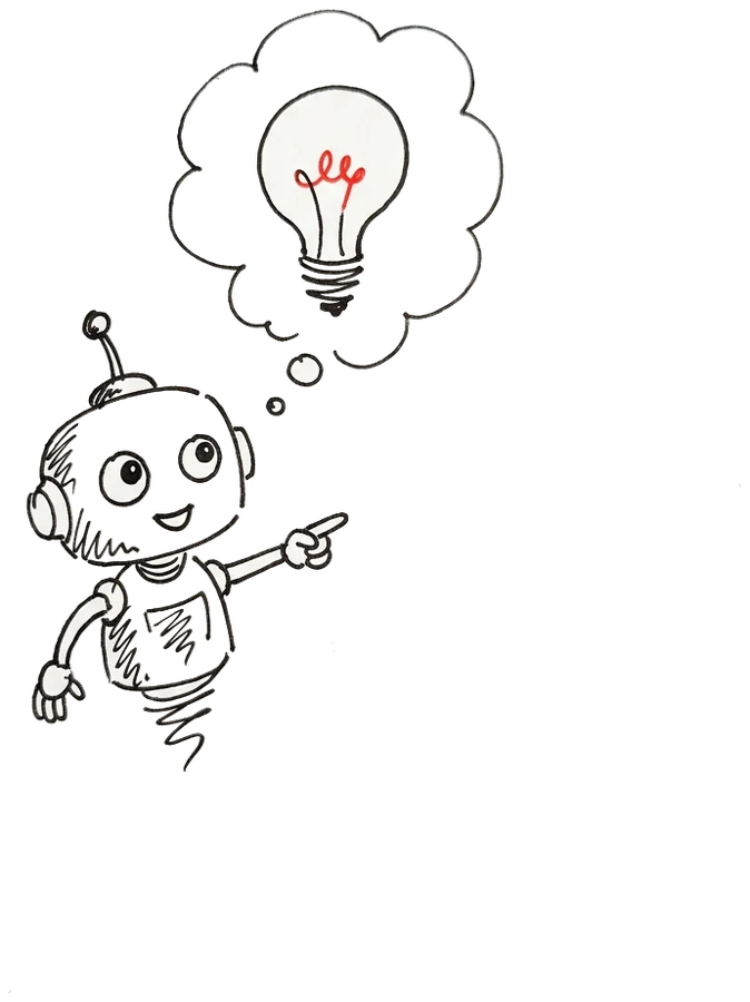Illustration au trait du conseil et des services