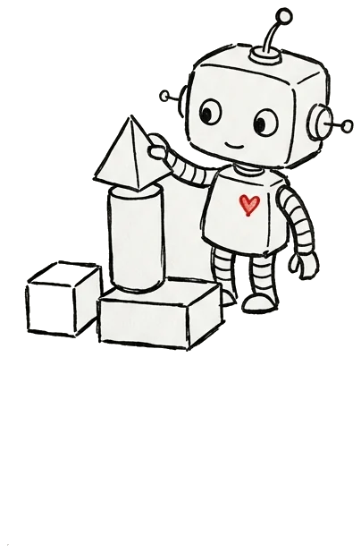 Mascotte NexaLab entourée d'icônes représentant six secteurs d'activité romands